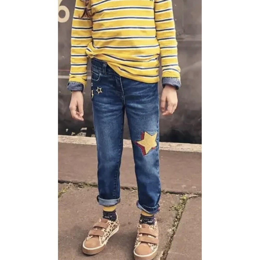 Harry Potter Mini Boden Jeans‎ Size 6 Youth Lightening Bolt